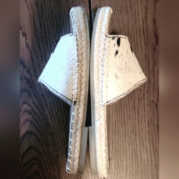 Myra Cowhide Slide Sandals - Picture 4 of 7